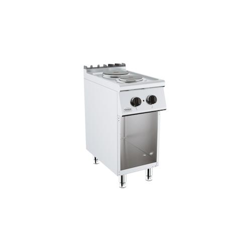 Chefgastro Base 700 Elektroherd 2 Platten BxTxH 400x700x900mm