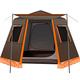 Family Outdoor Camping Tent Automatic Pop-Up Tent 3-4 Person Double Layer Instant Tent Easy Set Up Ideal Outdoor Gifts for Outdoor Hiking Fishing little surprise