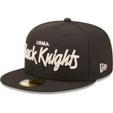 Men's New Era Black Army Knights Script Original 59FIFTY Fitted Hat