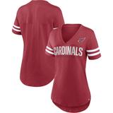 Women's Fanatics Branded Cardinal Arizona Cardinals Speed Tested V-Neck T-Shirt