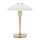 LITECRAFT Touch Sensitive Table Lamp G9 Base with Alabaster Shade (Single, Satin Brass)