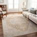 Darin 5' x 7'5" Traditional Khaki/Multi Brown/Light Peach/Nutmeg/Smoke/Medium Gray/Taupe/Dark Brown/Charcoal/Tan/Mustard Area Rug - Hauteloom