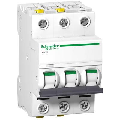 Schneider Electric Leitungsschutzschalter iC60N, 3P, 16A, C Charakteristik A9F04316