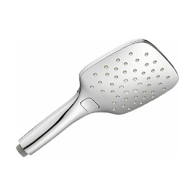 ASW - Design Handbrause eckig 120mm, 3 Strahlarten, vollverchomt, mit Knopfumstellung Image
