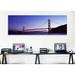 East Urban Home 'Silhouette of Suspension Bridge Across a Bay, Golden Gate Bridge, San Francisco Bay, San Francisco | 16 H x 48 W x 1.5 D in | Wayfair