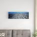 East Urban Home 'High Angle View of a City, Las Vegas, Nevada' Photographic Print on Canvas in White | 12 H x 36 W x 1.5 D in | Wayfair