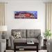 East Urban Home 'Illinois, Chicago, Cubs, Baseball' Photographic Print on Canvas in Black/Blue/Indigo | 1.5 D in | Wayfair EASU3107 34060898