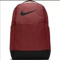 Nike Accessories | Nike Brasilia Backpack Dark Cayenne Black | Color: Black/Red | Size: Osb