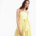 J. Crew Dresses | J Crew Yellow Poplin Striped Tiered Maxi Sun Dress - Size 4t | Color: White/Yellow | Size: 4t