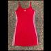 Adidas Dresses | Adidas Originals Three-Stripe Strap Dress | Color: Red | Size: M