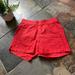 J. Crew Shorts | Jcrew Red Eyelet Pull-On Shorts, Size Xxs | Color: Red | Size: Xxs