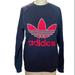 Adidas Sweaters | Adidas Originals Trefoil Crew Sweatshirt ~Size Xs | Color: Blue/Red | Size: Xs