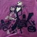 Disney Tops | Jack And Sally Nightmare Before Christmas T-Shirt | Color: Black/Purple | Size: Xl