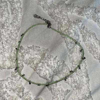 Urban Outfitters Jewelry | Mint Beaded Choker | Color: Green/Silver | Size: Os