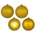 The Holiday Aisle® Holiday Décor Ball Ornament Plastic in Yellow | 6" H x 6" W x 6" D | Wayfair 41CCB93D1D694C94B6F3A8A3121F3A3D