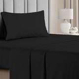 Eider & Ivory™ Innovate Rayon Sheet Set Rayon from Bamboo/Rayon in Black | Wayfair 1C7AD579AB174880AB8AB0BA8492E2F4