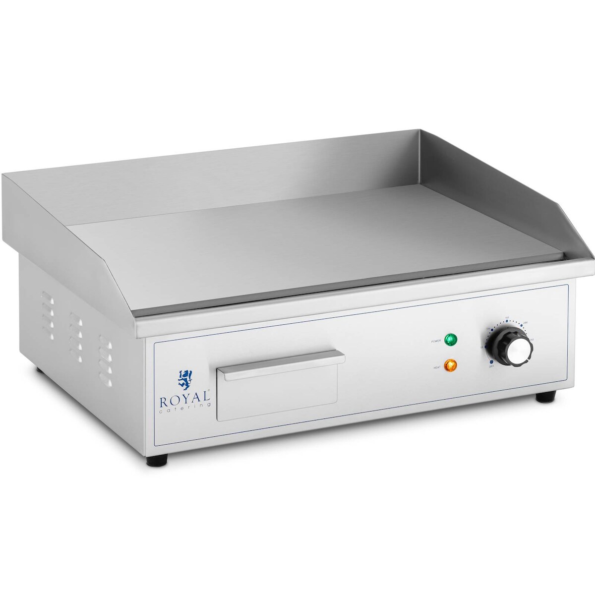 Royal Catering Elektro Grillplatte - 530 x 350 mm - - glatt - 3000 W Image