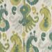Andros Ikat Drapery Panel - Green, 50"W x 96"L - Ballard Designs Green 50"W x 96"L - Ballard Designs