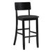 Torino Contemporary Bar Stool by Linon Home Décor in Black (Size 32.5")