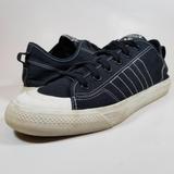 Adidas Shoes | Adidas Originals Nizza Rf Canvas Sneaker Men's Size Us 12.5 Black White (Ee5599) | Color: Black/White | Size: 12.5