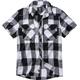 Brandit Checkshirt Short Sleeve Shirt, black-white, Size 4XL