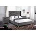 Rosdorf Park Configurable Bedroom Set Upholstered in Gray | Queen | Wayfair 576DAAF80DC3449E8AEBDEBB2D7950F2