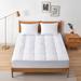 Alwyn Home Galli Cooling Breathable Fluffy Soft Mattress Topper w/ PCM Cover Down/Feather | 75 H x 54 W x 0.5 D in | Wayfair