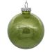 The Holiday Aisle® Clear w/ Glitter Interior Solid Ball Ornament Plastic in Green | 3 H x 3 W x 3 D in | Wayfair 49116D3107F94DB4BE68CC351D5FE5EA