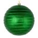 The Holiday Aisle® Candy Finish Striped Ball Ornament Plastic in Green | 4.75 H x 4.75 W x 4.75 D in | Wayfair 7F37306F62134A3E982DCE52E4F0BA7A