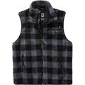 Brandit Teddyfleece Gilet, noir-gris, taille S