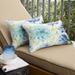 Humble + Haute Gardenia Seaglass Outdoor/Indoor Corded Pillow Set of Two 18in x 12in x 6in