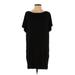 Gap Casual Dress - Shift: Black Solid Dresses - Women's Size Small