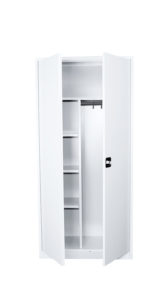 Lüllmann® Mehrzweckschrank mit Flügeltüren, 1800 x 800 x 383 mm, signalweiß Image
