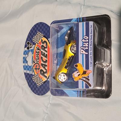 Disney Toys | Disney Racers Pluto Die Cast Car | Color: Black/Gold | Size: 3.25"