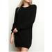 Brandy Melville Dresses | Brandy Melville Leis Sweater Dress #Sweaterdress #Knitted | Color: Black | Size: One Size