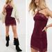 Free People Dresses | Free People Premonitions Lace Trim Bodycon Dress S | Color: Red | Size: S