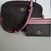 Coach Bags | Coach Mini Camera Bag Set | Color: Brown/Pink | Size: 7 1/4 X 5 1/4 X 2 4 1/4 X 3 X 1/2