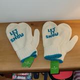 Kate Spade Accessories | 2 Pair Of Kate Spade Mittens Bnwt! | Color: Blue/White | Size: Os