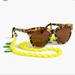 J. Crew Accessories | J. Crew X Edie Parker Lime Sunglasses Chain | Color: Green/Yellow | Size: Os