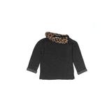 Crewcuts Turtleneck Sweater: Gray Leopard Print Tops - Kids Boy's Size 6