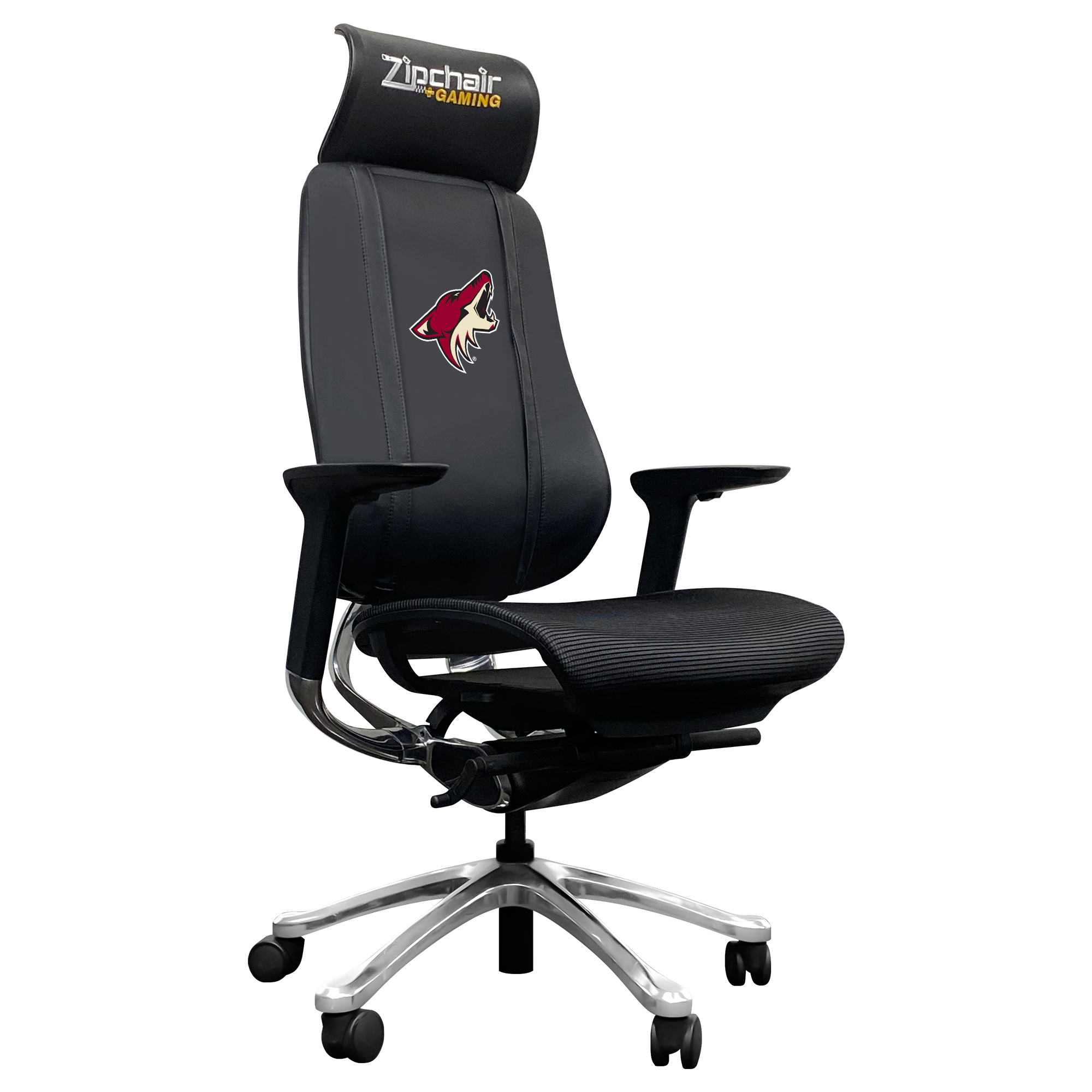 Black Arizona Coyotes Logo PhantomX Gaming Chair