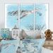 Design Art Coastal Sea Life I Turtle Sketches - Nautical & Coastal Framed Canvas Wall Art Set Of 3 Canvas, in White | 28 H x 36 W x 1 D in | Wayfair