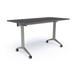 Compel Mobius Training Table w/ Casters Wood/Steel in Brown/Gray | 29 H x 60 W x 24 D in | Wayfair MOB-6024-GA