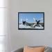 East Urban Home 'The Wings of an LC-130 Hercules' Photographic Print on Canvas in Blue/White | 18 H x 26 W x 1.5 D in | Wayfair