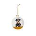 PetOrama Pet Portrait Christmas Ball Ornaments - Rottweiler Glass, Silicone in Blue/White | 11 H x 11 W x 3.5 D in | Wayfair ROT00003