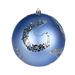 The Holiday Aisle® Matte Sequin Swirl Ball Ornament Plastic in Blue | 4 H x 4 W x 4 D in | Wayfair BBFDAC4CC1C44DEA90C2910E5A6A5438