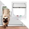 Hengda Chatière Chatières Chatière à 4 voies PetSafe avec chatière tunnel pour chats et chiens