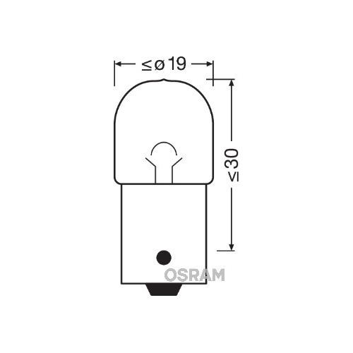 OSRAM Glühlampe, Blinkleuchte Türleuchte,Glühlampe, Rückfahrleuchte,Glühlampe, Kennzeichenleuchte,Glühlampe, Park-/Positionsleuchte,Glühlampe, Blinkle