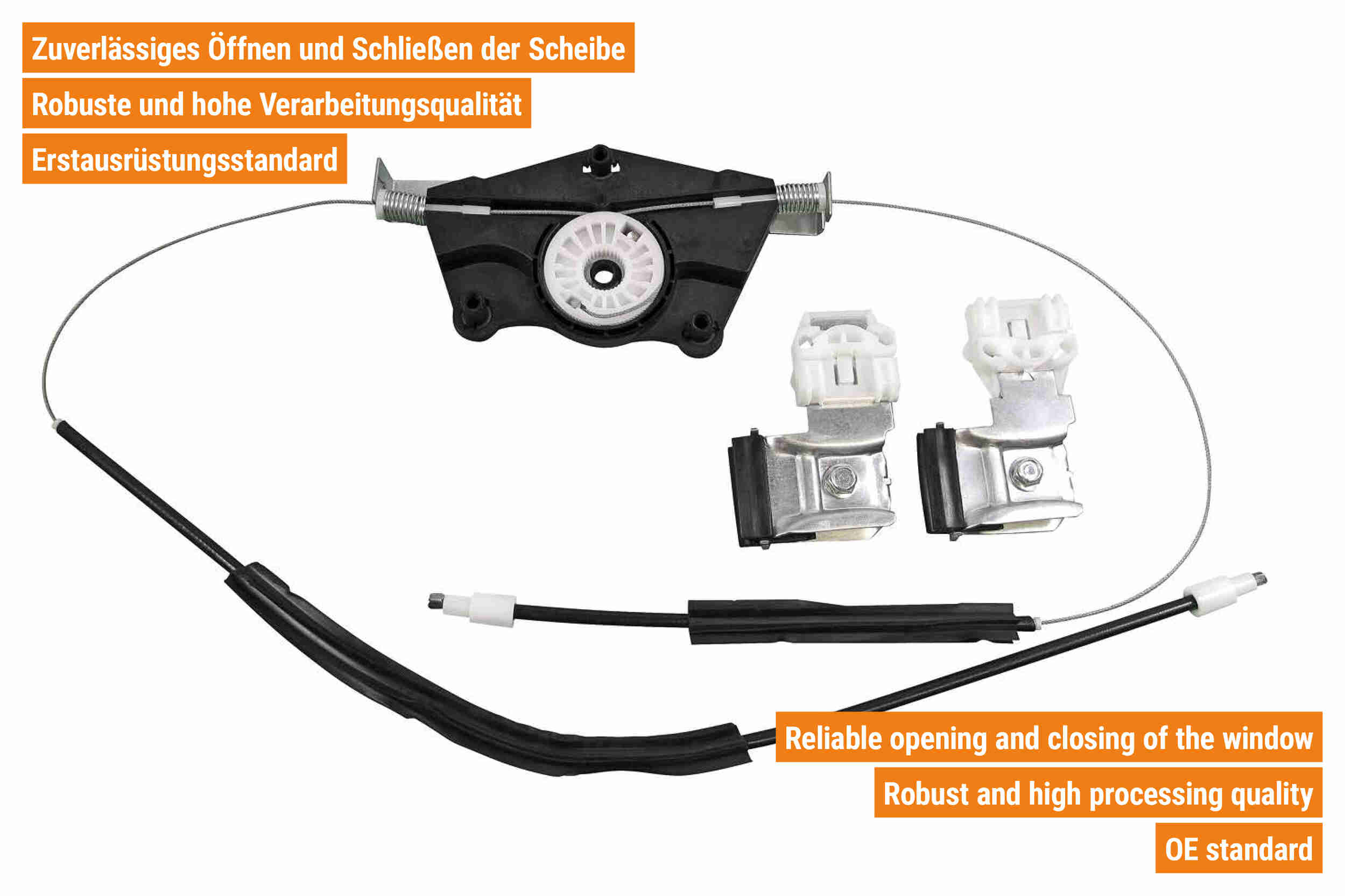 VAICO Fensterheber Original Qualität V10-2258 vorne rechts ohne Elektromotor für SKODA VW SEAT VAG 1CM898656A 1CM898656 Image