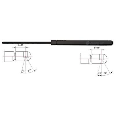 METZGER Gasfeder, Koffer-/Laderaum 615N für AUDI 8N8827552B 8N8827552A 2110287 Image